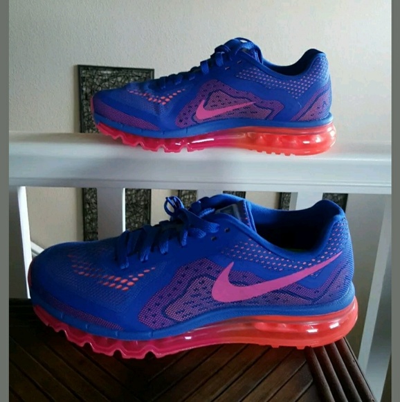 NIKE WOMEN'S AIR MAX 2014 RUNNING SHOES 621078 400 NWT NIKE WOMEN'S AIR MAX 2014 RUNNING SHOES 621078 400 NWT